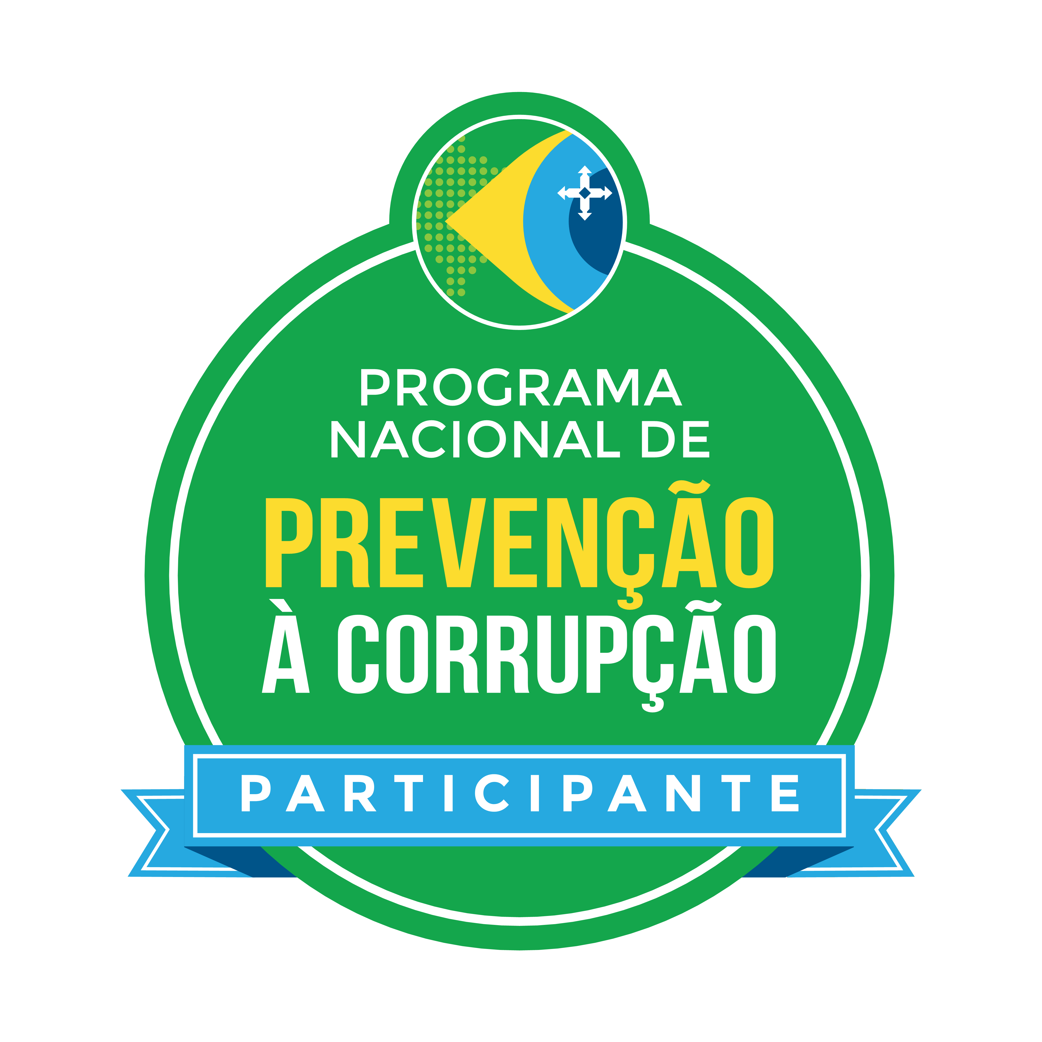 Selo de participação no Programa Nacional de Prevenção à Corrupção.